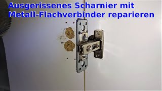 Ausgerissenes Scharnier reparieren [upl. by Kondon]