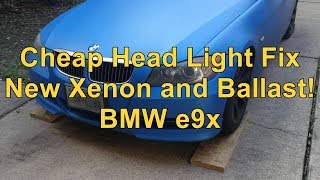 BMW Xenon Headlight and Ballast Replacement [upl. by Nigam]