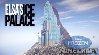 Frozen  Elsas Ice Palace  in Minecraft [upl. by Razec]