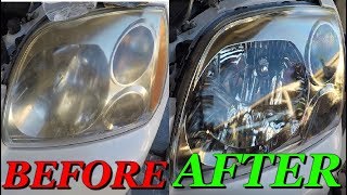 Fastest possible way to restore HEADLIGHTS [upl. by Htiduy]