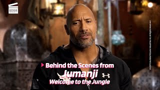 Behind The Scenes Jumanji Welcome to the Jungle [upl. by Suiluj]