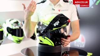 AGV COMPACT Flip Front Motorbike helmet [upl. by Ellehsram277]