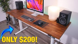 The Cheapest Motorized DIY Standing Desk On Amazon [upl. by Eceeryt]