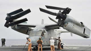 quotHelicopterTransformerquot MV22 Osprey Unfolds its Wings • Highlights [upl. by Nonnah737]