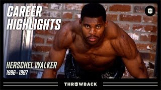 Herschel Walkers quotPHYSICAL FREAKquot Career Highlights  NFL Legends [upl. by Amero993]