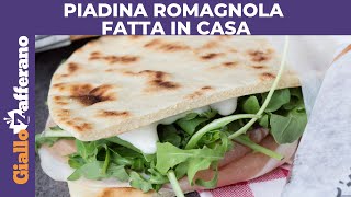 PIADINA ROMAGNOLA FATTA IN CASA [upl. by Morita]