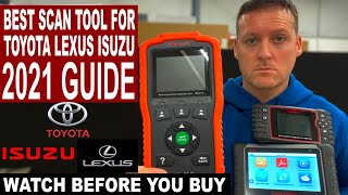 My Top 4 Toyota Lexus amp Isuzu OBD2 Diagnostic Scan Tool Scanner Recommendation [upl. by Robinett567]