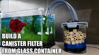 How To Make a Canister Filter For Aquarium [upl. by Aryahay]