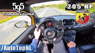 Abarth 595 Competizione LOUD Straight Pipe POV Test Drive by AutoTopNL [upl. by Ytsur651]