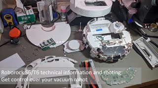 Roborock S6T6 Technical information and rooting Part 2 [upl. by Ynelram]