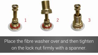 How to Install Quarter Turn Taps [upl. by Goldshlag]