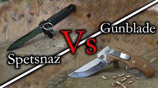 Spetsnaz Ballistic Knife VS Gunblade Ultimate Test Lords of the Blades Ep12 [upl. by Ulphi]