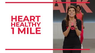 Heart Healthy 1 Mile Workout with Bands [upl. by Redna535]