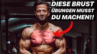 Die 5 BESTEN Brust Übungen die DU machen musst [upl. by Anaek]