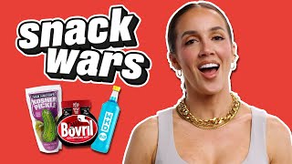 WWE Superstar Chelsea Green Rates British And American Food  Snack Wars [upl. by Corron]