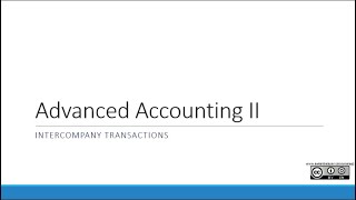 Intercompany Eliminations Revenue and Expenses  Topic 1  Consolidations Intercompany Transactions [upl. by Dodi]