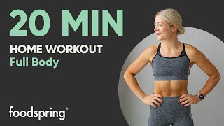 20min Home Workout  Full Body  mit growingannanas  foodspring® [upl. by Tung28]