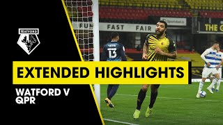 WATFORD V QPR  EXTENDED HIGHLIGHTS [upl. by Eelyak388]