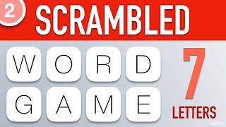 Scrambled Word Games Vol 2  Guess the Word Game 7 Letter Words [upl. by Kilgore818]