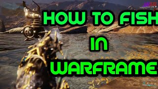 How and Where to Fish in Warframe  Warframe Plains of Eidolon Beginners Guide [upl. by Reiss]