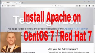 How To Install Apache HTTPD On CentOs 7 [upl. by Nirtiac]