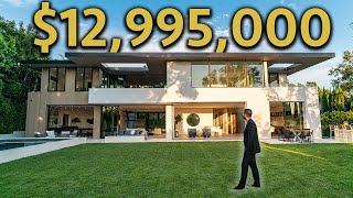 Touring a 12995000 LOS ANGELES MODERN MANSION [upl. by Creedon]