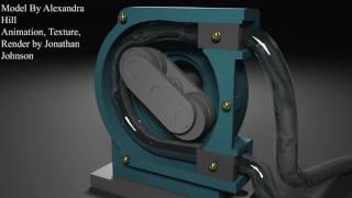 Peristaltic Pump animation [upl. by Sothena]