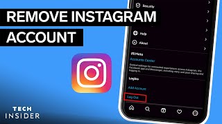 How To Remove An Account On Instagram [upl. by Heilman]