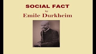 Emile Durkheims Social Fact [upl. by Nussbaum]