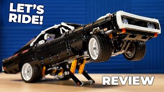 LEGO Technic Doms Dodge Charger Set  REVIEW  TIMELAPSE 42111 [upl. by Lamrert893]