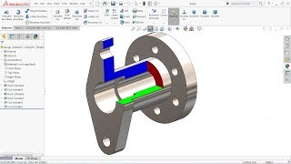 SolidWorks Tutorial Section View [upl. by Asiilanna]