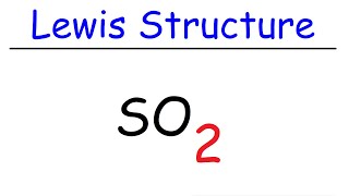 SO2 Lewis Structure  Sulfur Dioxide [upl. by Nylear]