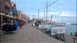 Walking in Volendam at Dusk ⛵  The Netherlands  4K60 [upl. by Airolg235]