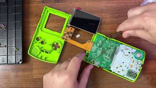 Lets Install A Backlit IPS Screen In a Gameboy Color  How To [upl. by Kidd]