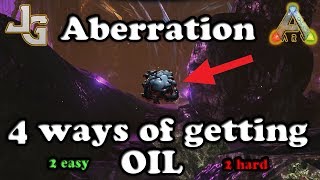 ARK  4 ways of getting OIL  Aberration  Finding oil  Guide [upl. by Robma625]