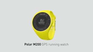 Integrated GPS  Polar M200 GPS Running Watch [upl. by Anura565]