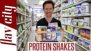 The BEST Protein Shakes On The Market  Dairy amp Plant Based [upl. by Aitnyc]