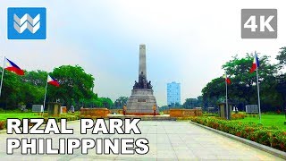 4K Exploring Rizal Park Luneta in Manila Philippines 🇵🇭 Walking Tour Vlog amp Travel Guide [upl. by Niles]