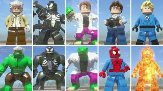 All Character Transformations in LEGO Marvel Super Heroes [upl. by Nabla]