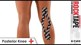 RockTape  Kinesiology Tape Instruction  Posterior Knee [upl. by Christye]