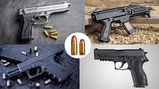 Las 15 Mejores Armas Calibre 9mm [upl. by Enelehs]