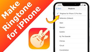 Make custom ringtone for iPhone 12 and 12 Pro 2021 [upl. by Sajet]