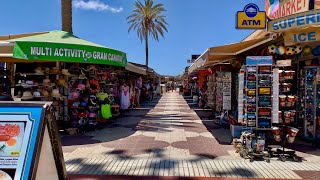 Gran Canaria Playa del Ingles Strandpromenade Juli 2019 4K [upl. by Douglas]