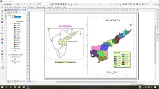 Create Map Layout in ArcGIS – Study Area Mapping [upl. by Atnes]