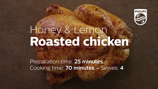 Airfryer Roasted Chicken Recipe in the Philips Airfryer XXL HD9630 [upl. by Mutat208]