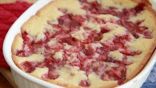 Fresh Strawberry Cobbler Recipe  Quick amp Easy Dessert [upl. by Ylil]