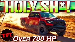 OMG 2021 Ram 1500 TRX HP 060 MPH Top Speed AND MORE Than Everything You Ever Wanted To Know [upl. by Arihsay]