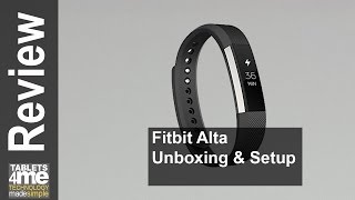 NEW fitbit Alta Unboxing and Setup [upl. by Obediah115]