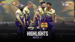 Match 17 Highlights California Knights vs Atlanta Riders  US Masters T10 2023 [upl. by Nerat796]