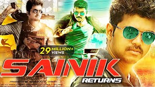 Sainik Returns  South Dubbed Hindi Movie  Vijay Nayanthara [upl. by Rikki355]